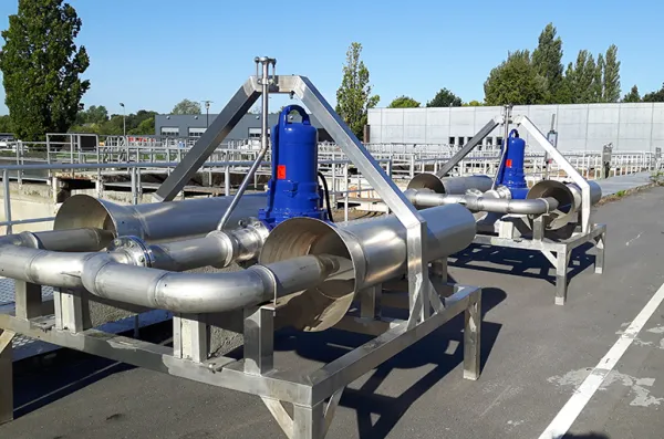 Novafos avloppsreningsanläggning i Danmark.