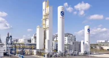  Our air separation unit in Schwarzheide, Brandenburg, in which a comparable liquefier is installed.
