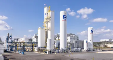  Our air separation unit in Schwarzheide, Brandenburg, in which a comparable liquefier is installed.